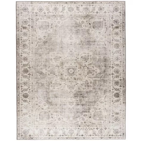 reallife rugs Other - REALLIFE RUGS NWT Machine Washable Padded Joy Area Rug -Beige/Ivory -3x5